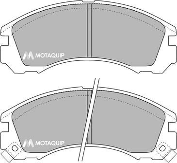 Motaquip LVXL721 - Kit pastiglie freno, Freno a disco autozon.pro