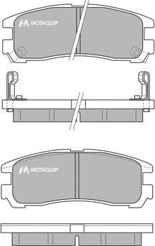 Motaquip LVXL770 - Kit pastiglie freno, Freno a disco autozon.pro