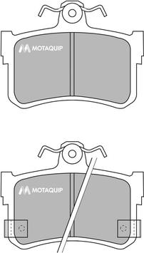 Motaquip LVXL772 - Kit pastiglie freno, Freno a disco autozon.pro