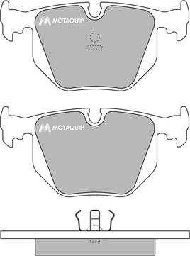 Motaquip LVXL777 - Kit pastiglie freno, Freno a disco autozon.pro