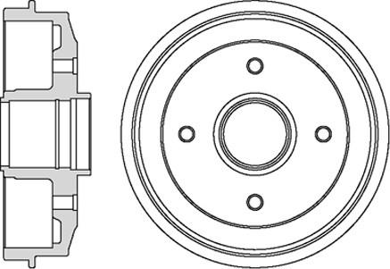 Motaquip VBD646 - Tamburo freno autozon.pro