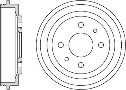 Motaquip VBD602 - Tamburo freno autozon.pro