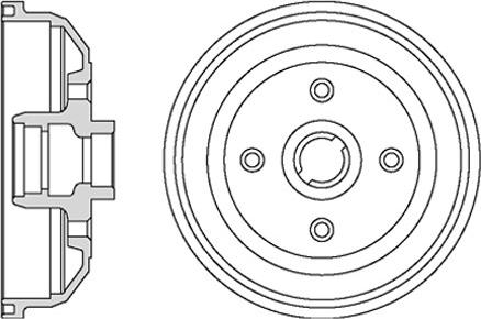 Motaquip VBD614 - Tamburo freno autozon.pro