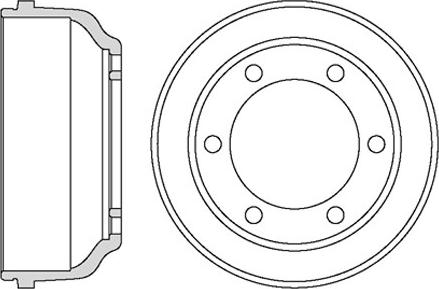 Motaquip VBD678 - Tamburo freno autozon.pro