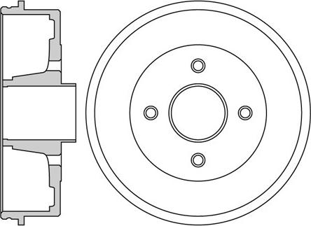 Motaquip VBE653 - Tamburo freno autozon.pro