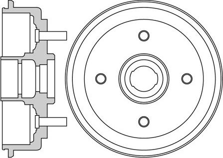 Motaquip VBE687 - Tamburo freno autozon.pro