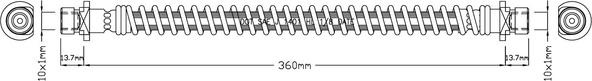 Motaquip VBH993 - Flessibile del freno autozon.pro