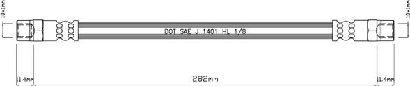 Motaquip VBH966 - Flessibile del freno autozon.pro