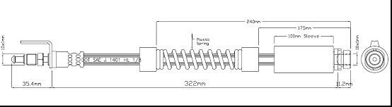 Motaquip VBH1067 - Flessibile del freno autozon.pro