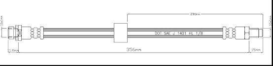 Motaquip VBH1076 - Flessibile del freno autozon.pro