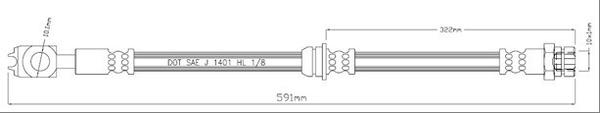 Motaquip VBH1190 - Flessibile del freno autozon.pro