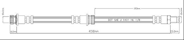 Motaquip VBH1183 - Flessibile del freno autozon.pro