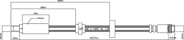 Motaquip VBH881 - Flessibile del freno autozon.pro