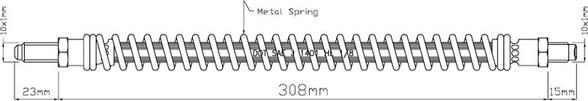 Motaquip VBH302 - Flessibile del freno autozon.pro