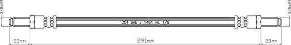 Motaquip VBH325 - Flessibile del freno autozon.pro