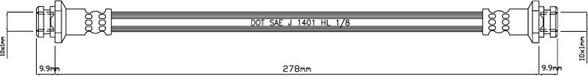 Motaquip VBH797 - Flessibile del freno autozon.pro