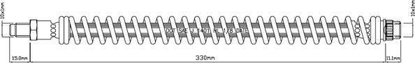 Motaquip VBH742 - Flessibile del freno autozon.pro