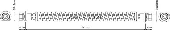 Motaquip VBJ333 - Flessibile del freno autozon.pro