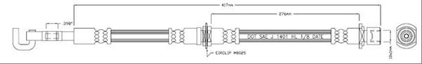 Motaquip VBJ274 - Flessibile del freno autozon.pro