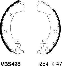 Motaquip VBS498 - Kit ganasce freno autozon.pro