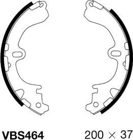 Motaquip VBS464 - Kit ganasce freno autozon.pro