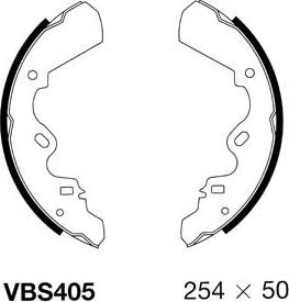 Motaquip VBS405 - Kit ganasce freno autozon.pro