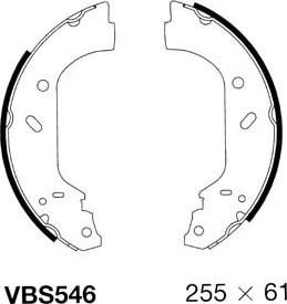 Motaquip VBS546 - Kit ganasce freno autozon.pro