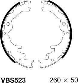 Motaquip VBS523 - Kit ganasce freno autozon.pro