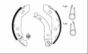 Motaquip VBS647 - Kit ganasce freno autozon.pro