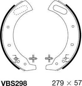 Motaquip VBS298 - Kit ganasce freno autozon.pro