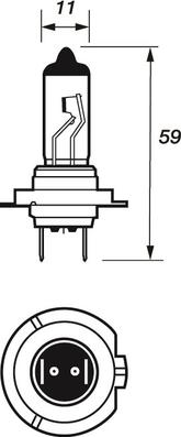 Motaquip VBU499 - Lampadina, Faro di profondità autozon.pro