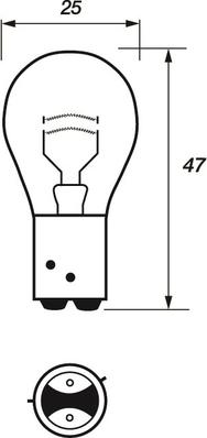 Motaquip VBU566 - Lampadina, Luce posteriore di stop autozon.pro