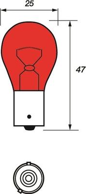 Motaquip VBU584 - Lampadina, Luce stop / Luce posteriore autozon.pro