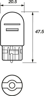 Motaquip VBU380W - Lampadina, Luce posteriore di stop autozon.pro