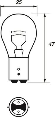 Motaquip VBU380 - Lampadina, Luce posteriore di stop autozon.pro