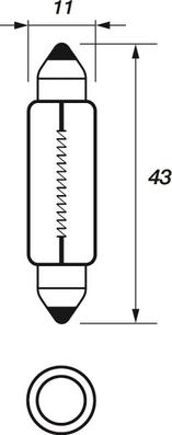 Motaquip VBU264 - Lampadina, Luce abitacolo autozon.pro