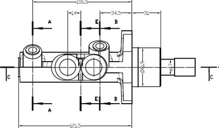 Motaquip VMC226 - Cilindro maestro del freno autozon.pro