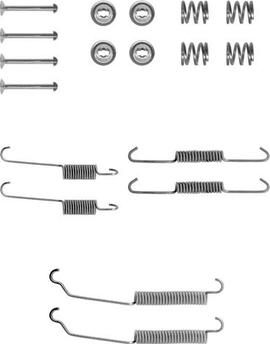 Motaquip VMK663 - Kit accessori, Ganasce freno autozon.pro