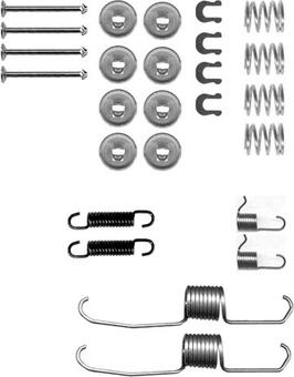 Motaquip VMK857 - Kit accessori, Ganasce freno autozon.pro