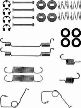 Motaquip VMK755 - Kit accessori, Ganasce freno autozon.pro