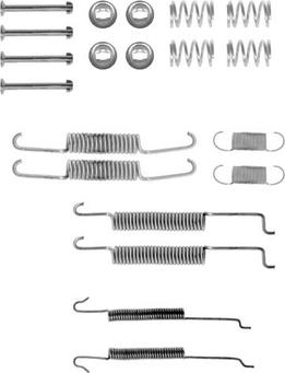 Motaquip VMK752 - Kit accessori, Ganasce freno autozon.pro