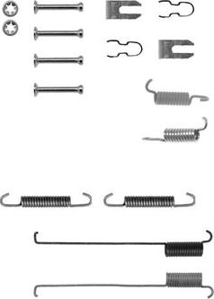 Motaquip VMK770 - Kit accessori, Ganasce freno autozon.pro