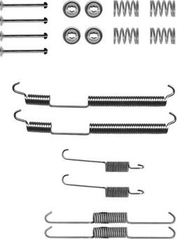 Motaquip VMK772 - Kit accessori, Ganasce freno autozon.pro