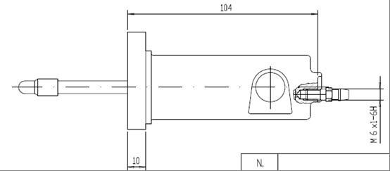 Motaquip VSC111 - Cilindro secondario, Frizione autozon.pro