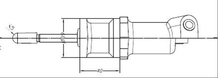 Motaquip VSC121 - Cilindro secondario, Frizione autozon.pro