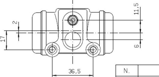 Motaquip VWC822 - Cilindretto freno autozon.pro