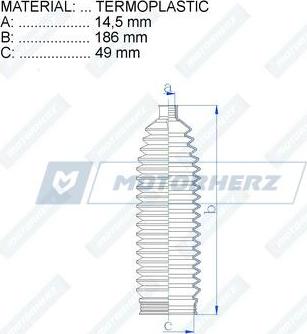 Motorherz RDZ0461MG - Soffietto, Sterzo autozon.pro