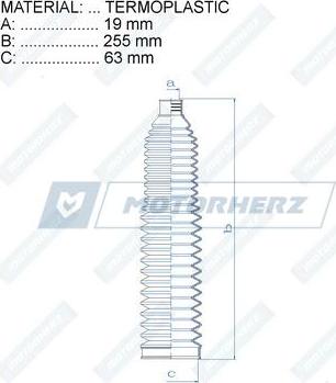 Motorherz RDZ0401MG - Soffietto, Sterzo autozon.pro