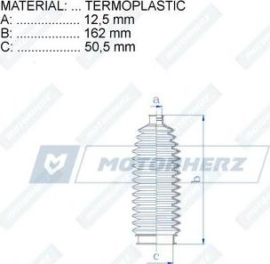 Motorherz RDZ0070MG - Soffietto, Sterzo autozon.pro