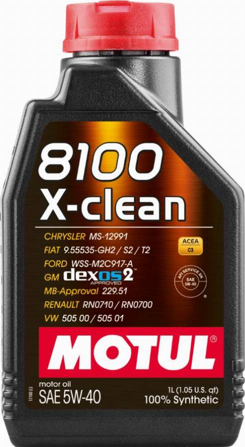 Motul 8100XCLEAN5W40C35L - Olio motore autozon.pro